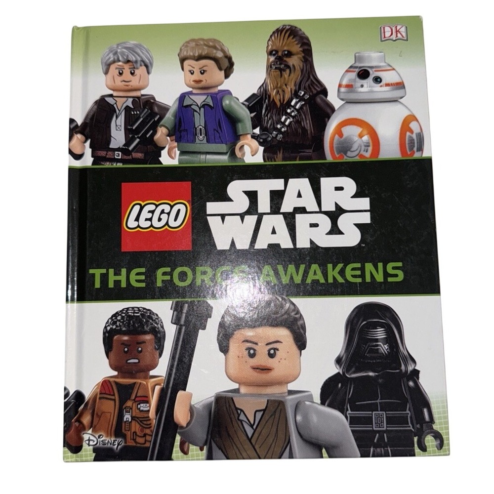 LEGO Star Wars The Force Awakens DK Hardcover Book Rey Finn Kylo Ren 2016